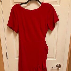 Red Calvin Klein dress (worn once}